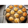 Round Non-Stick Cast Iron Poffertjes Pan for Kitchen